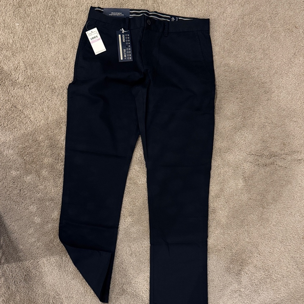 Original Penguin Navy Chinos